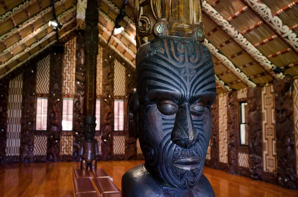 Casa de reunión maorí - Marae — Foto de Stock