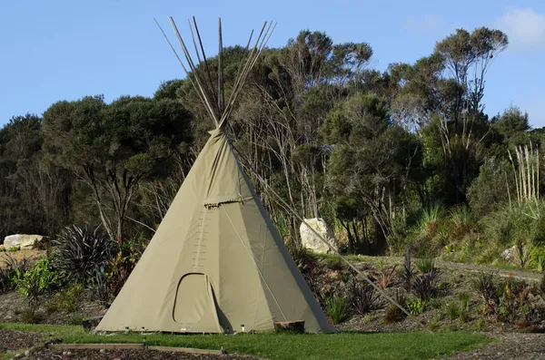 Tipi Tepee Teepee - американская индийская палатка — стоковое фото