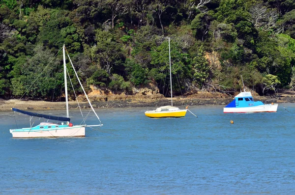 Sailing boats mooring — Stock Photo, Image