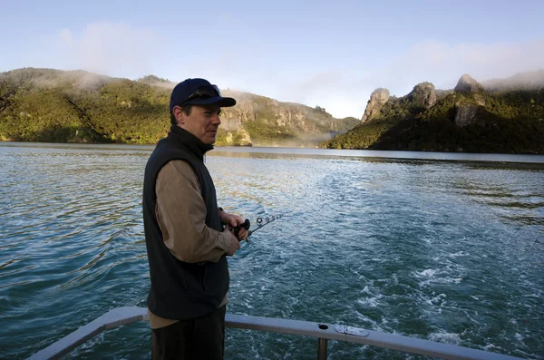 Safari di pesca in Nuova Zelanda — Foto Stock