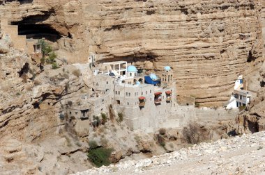 St. George's Monastery in Judea Desert Israel clipart