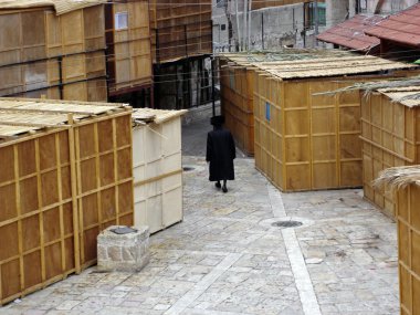 Sukkot meah shearim içinde