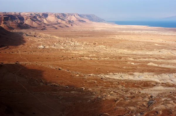 Landschaft mit Blick auf das Tote Meer — Stockfoto