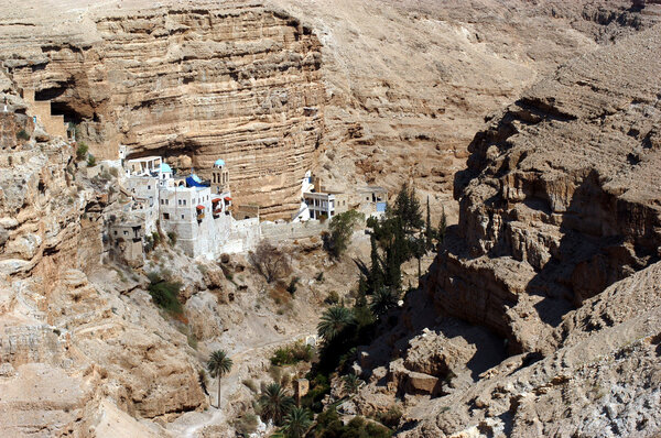 St. George's Monastery in Judea Desert Israel