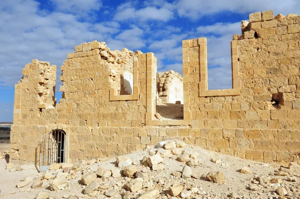 Antico forte Nitzana nel sud di Israele — Foto Stock