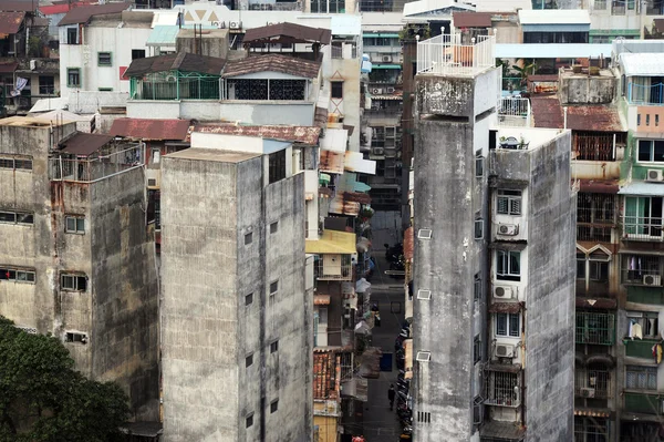 Macu'nın kalabalık binalarda — Stok fotoğraf