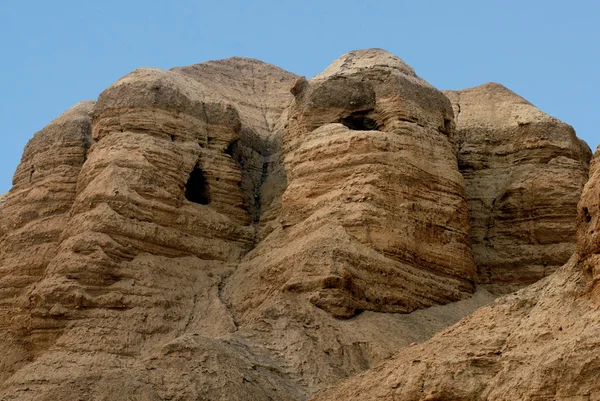 Cavernas de Qumran Israel — Fotografia de Stock