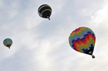 sıcak hava balon gösterisi