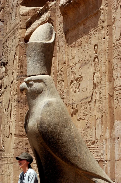 Edfu tempel in Egypte — Stockfoto