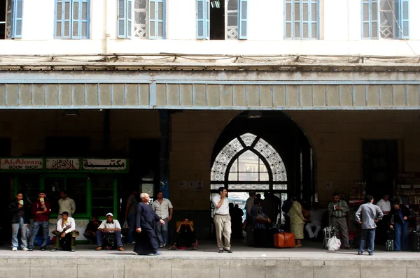 Ramses tren istasyonu Kahire Mısır — Stok fotoğraf