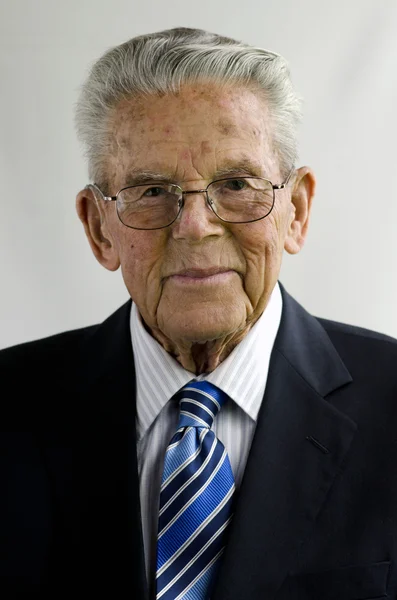 Portrait of happy old man — Stock Photo, Image