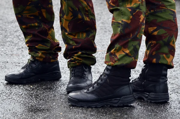 Vojenské uniformy — Stock fotografie