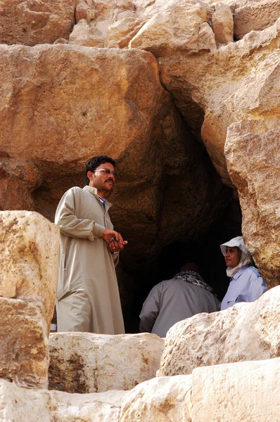 Las Grandes Pirámides de Giza — Foto de Stock