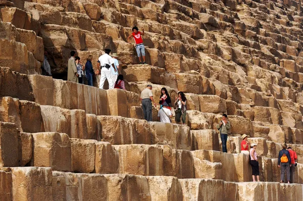 The Great Pyramids in Giza — Stock Photo, Image