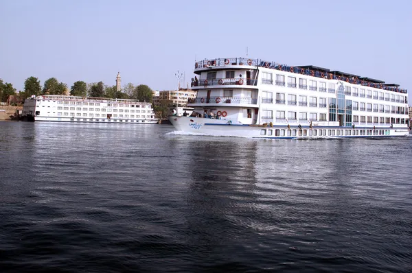 The River Nile Cruise Boats — Stock Photo, Image