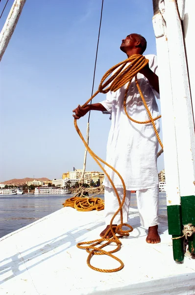 Velero Felucca — Foto de Stock