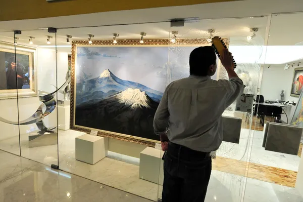 Popocatepetl and Iztaccihuatl Volcano Mountains — Stock Photo, Image