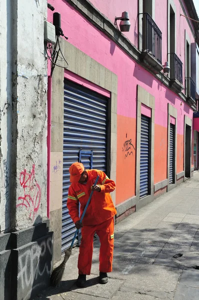 Barredora callejera mexicana — Foto de Stock