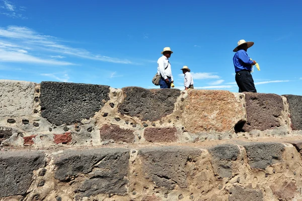 Piramidy w teotihuacan — Zdjęcie stockowe