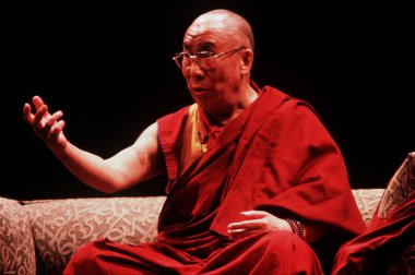 The 14th Dalai Lama of Tibet clipart