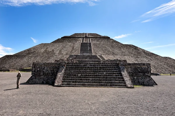 Пирамиды Теотиуакана — стоковое фото