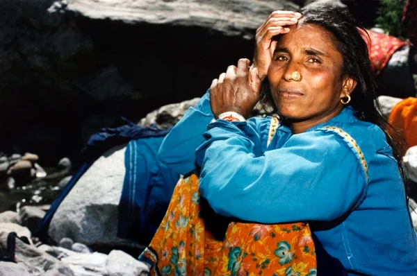 Indisk kvinna - Indien — Stockfoto