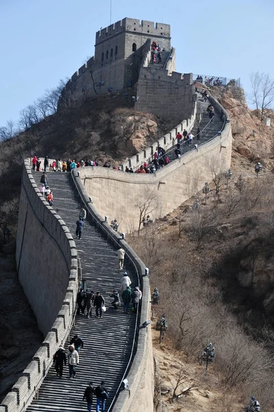 Beijing-nagy fal, Kína — Stock Fotó