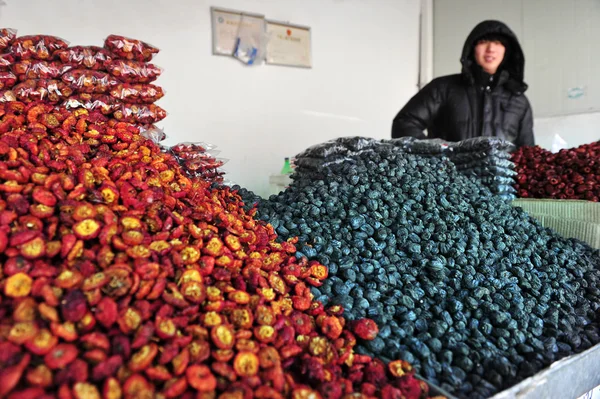 Dried fruits in China — Stock Photo, Image