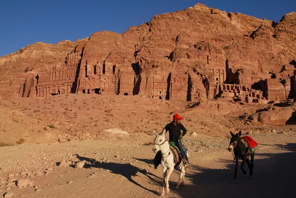 Pétra dans le Royaume hachémite de Jordanie — Photo