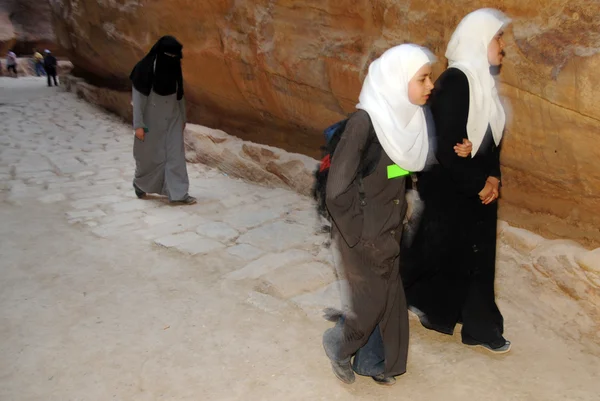 Petra i Hashemitiska konungariket Jordanien — Stockfoto