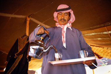 Bedouin hospitality clipart