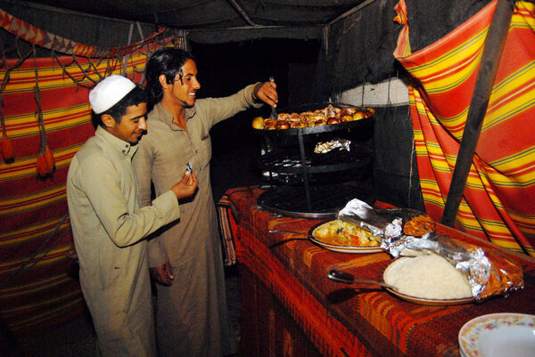 Traditional Arabic dish - Maqluba