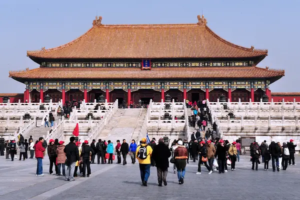 A cidade proibida em Pequim china — Fotografia de Stock