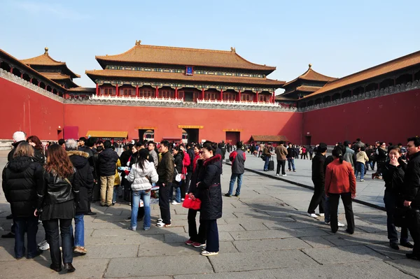 Zakazane miasto w Chinach Pekin — Zdjęcie stockowe