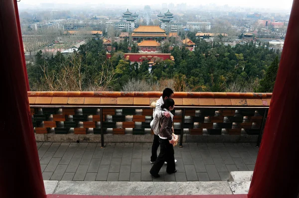 Park Jingshan Pekin Chiny — Zdjęcie stockowe