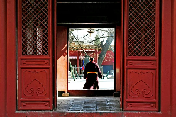 Der Lama-Tempel in Peking China — Stockfoto