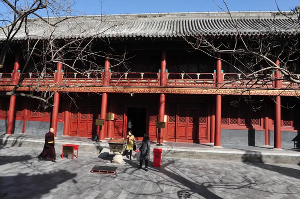 Лама храму в Пекіні Китай — стокове фото