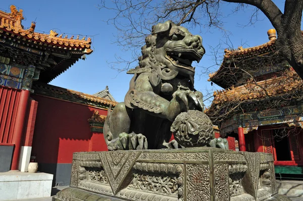 Der Lama-Tempel in Peking China — Stockfoto