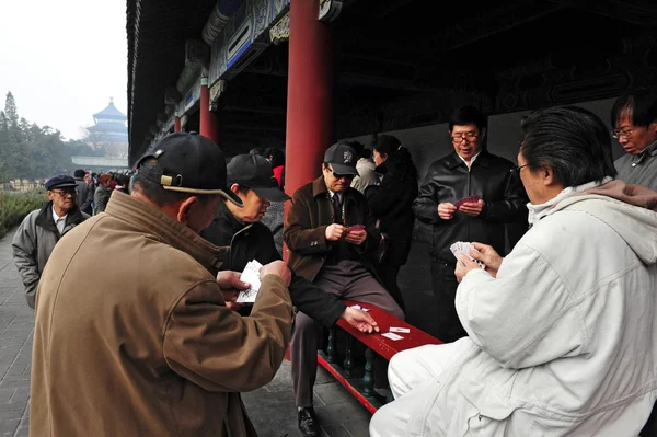 Tempel van de hemel in Peking china — Stockfoto