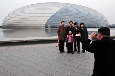 National Centre for the Performing Arts in Beijing China clipart