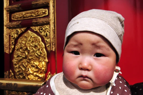 Eén kinderbeleid in china — Stockfoto