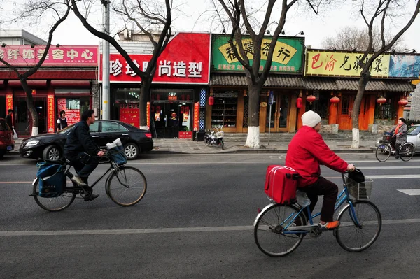 Велосипеды в Китае — стоковое фото