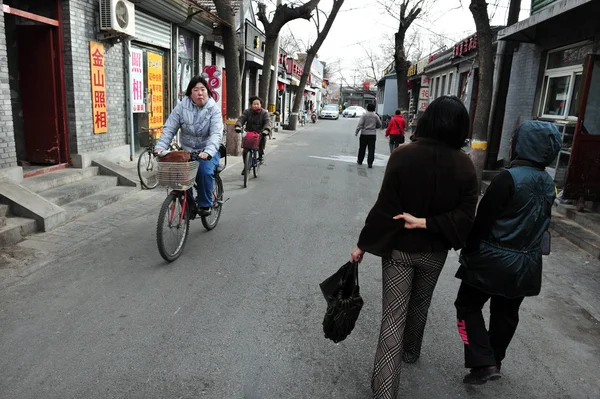 Hutong in Peking China — Stockfoto