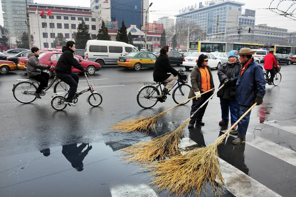 Biciclette in Cina — Foto Stock