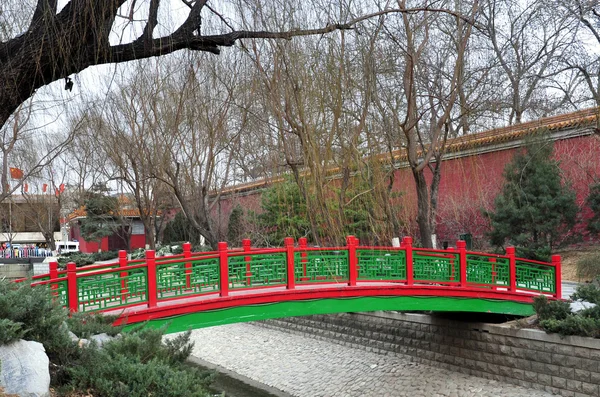 Traditionelle chinesische Brücken in Peking China — Stockfoto