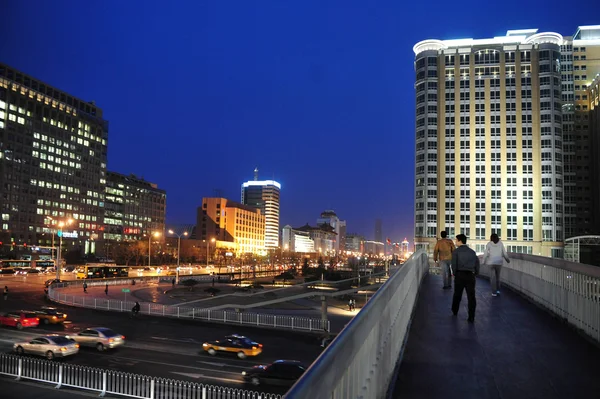 Trafik i Peking — Stockfoto