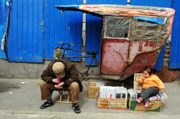 La pobreza en China — Foto de Stock