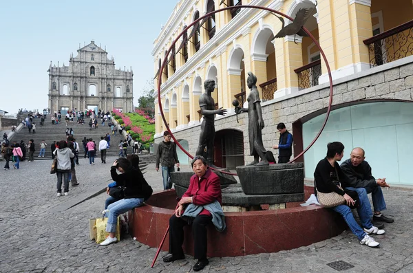 Centro Histórico de Macao — Foto de Stock