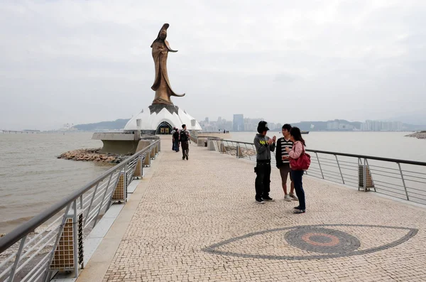 Kun Iam statue Goddess of Mercy in Macau — Stock Photo, Image