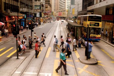 işlek cadde hong Kong, Çin